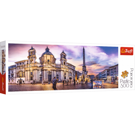 Puzzle Trefl 500el Panorama Piazza Navona